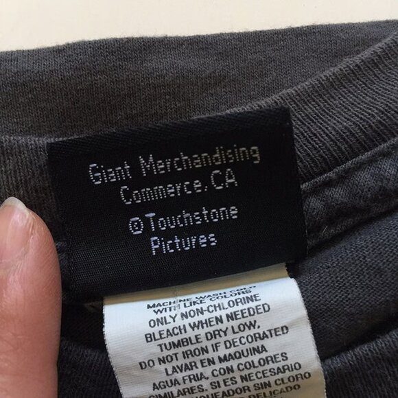 Vintage Mens Nightmare Before Christmas Tshirt With Jack and Bats - Picture 2 of 7